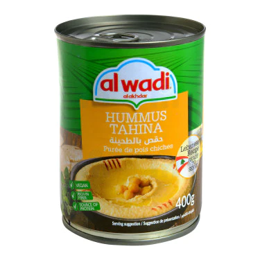 Hummus Tahina Purée de Pois Chiches Al wadi 400g